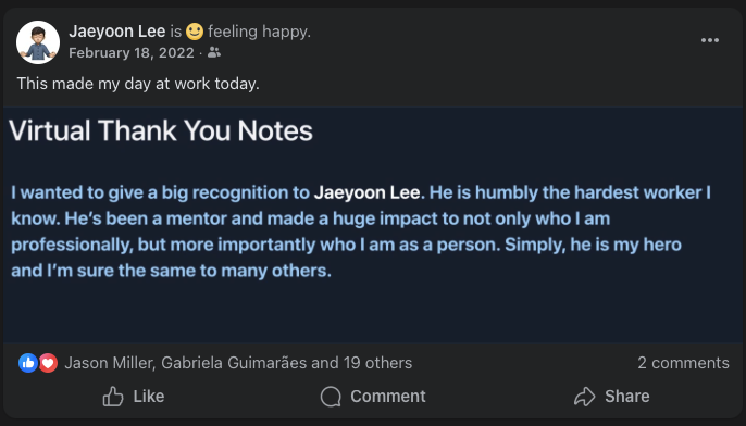 AI/ML Unsung Hero Recognition