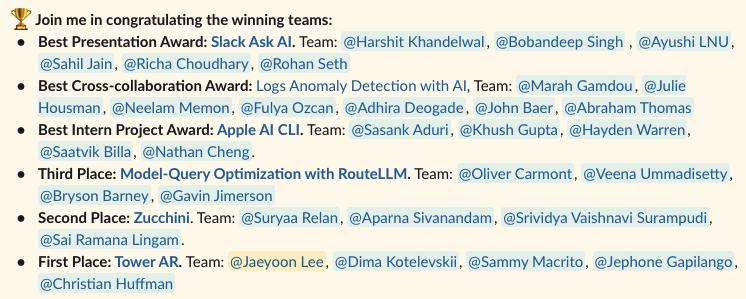 2024 Hackathon 1st Place